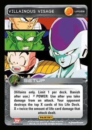 Villainous Visage Ultra Rare UR162 Villainous Visage Ultra Rare UR162