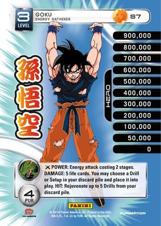 Goku Energy Gatherer Starter S7 Rainbow Foil Dragon Ball Z Panini Set 1 Starter Singles Goku Energy Gatherer Starter S7 Rainbow Foil Dragon Ball Z Panini Set 1 Starter Singles