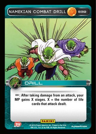 Namekian Combat Drill Starter S39 Foil Dragon Ball Z Panini Set 1 Starter Singles Namekian Combat Drill Starter S39 Foil Dragon Ball Z Panini Set 1 Starter Singles