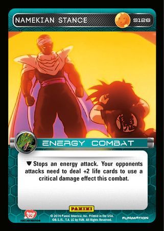 Namekian Stance Starter S126 Foil Dragon Ball Z Panini Set 1 Starter Singles Namekian Stance Starter S126 Foil Dragon Ball Z Panini Set 1 Starter Singles