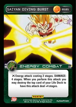 Saiyan Diving Burst Starter S121 Foil Saiyan Diving Burst Starter S121 Foil
