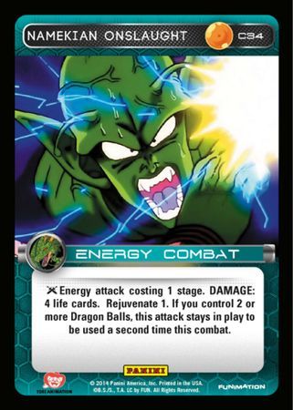 Namekian Onslaught Common C34 Foil Namekian Onslaught Common C34 Foil
