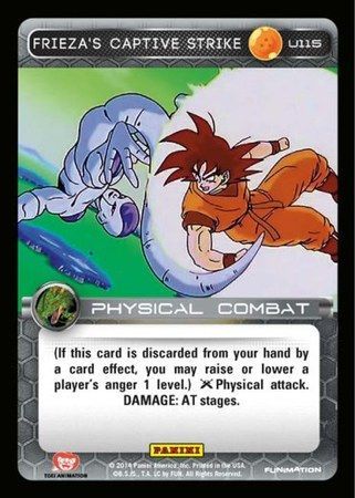 Frieza s Captive Strike Uncommon U115 Foil Dragon Ball Z Panini Set 1 Foil Singles Frieza s Captive Strike Uncommon U115 Foil Dragon Ball Z Panini Set 1 Foil Singles