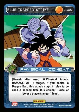 Blue Trapped Strike Rare R130 Foil Dragon Ball Z Panini Set 1 Foil Singles Blue Trapped Strike Rare R130 Foil Dragon Ball Z Panini Set 1 Foil Singles