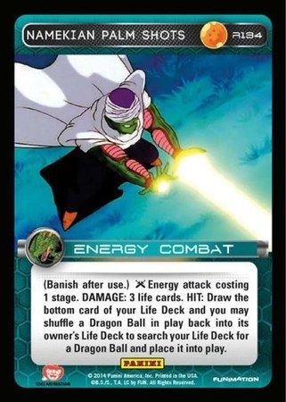 Namekian Palm Shots Rare R134 Foil Namekian Palm Shots Rare R134 Foil