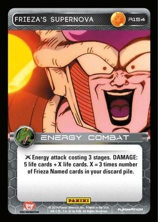 Frieza s Supernova Rare R154 Foil Frieza s Supernova Rare R154 Foil