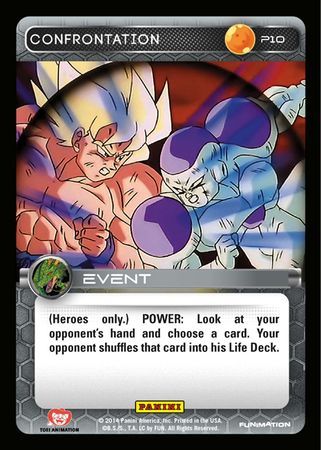 Confrontation Promo Foil P10 Dragon Ball Z Panini Promos Confrontation Promo Foil P10 Dragon Ball Z Panini Promos