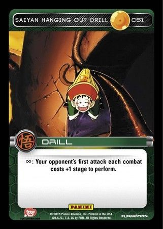 Saiyan Hanging Out Drill Common C51 Saiyan Hanging Out Drill Common C51