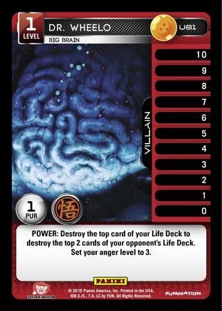 Dr Wheelo Big Brain Uncommon U61 Dr Wheelo Big Brain Uncommon U61