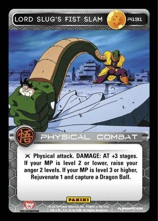 Lord Slug s Fist Slam Rare R131 Dragon Ball Z Panini Movie Collection Singles Lord Slug s Fist Slam Rare R131 Dragon Ball Z Panini Movie Collection Singles