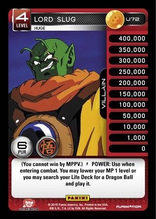 Lord Slug Huge Uncommon U72 Foil Lord Slug Huge Uncommon U72 Foil