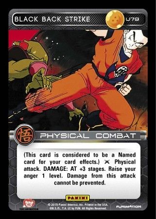 Black Back Strike Uncommon U79 Foil Dragon Ball Z Panini Movie Collection Foil Singles Black Back Strike Uncommon U79 Foil Dragon Ball Z Panini Movie Collection Foil Singles