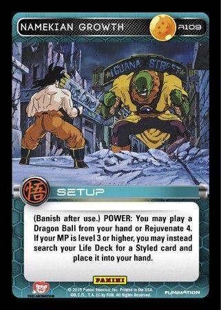 Namekian Growth Rare R109 Foil Namekian Growth Rare R109 Foil