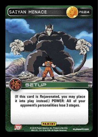 Saiyan Menace Rare R124 Foil Saiyan Menace Rare R124 Foil