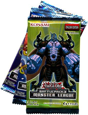 Battle Pack 3 Monster League Lot of 3 Booster Packs Yugioh Yu Gi Oh Sealed Product Bundles Battle Pack 3 Monster League Lot of 3 Booster Packs Yugioh Yu Gi Oh Sealed Product Bundles