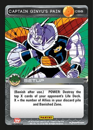 Captain Ginyu s Pain Common C58 Captain Ginyu s Pain Common C58