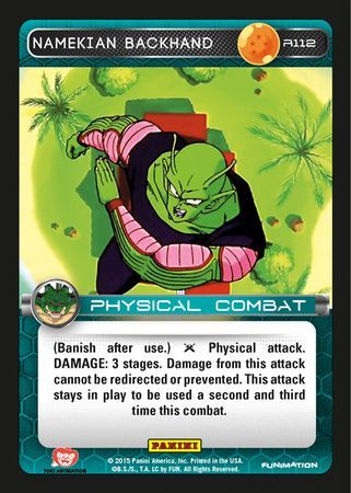 Namekian Backhand Rare R112 Namekian Backhand Rare R112