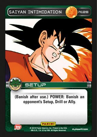 Saiyan Intimidation Rare R126 Saiyan Intimidation Rare R126