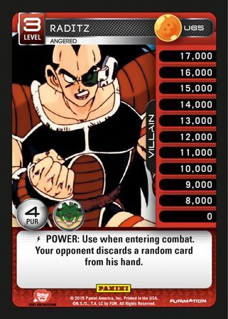 Raditz Angered Uncommon U65 Foil Raditz Angered Uncommon U65 Foil