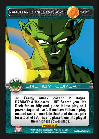 Namekian Confident Burst Rare R115 Foil Namekian Confident Burst Rare R115 Foil