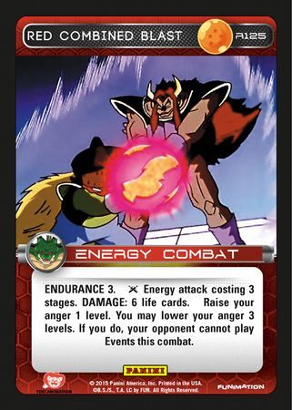 Red Combined Blast Rare R125 Foil Red Combined Blast Rare R125 Foil