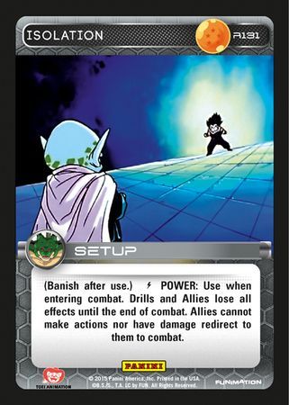 Isolation Rare R131 Foil Isolation Rare R131 Foil