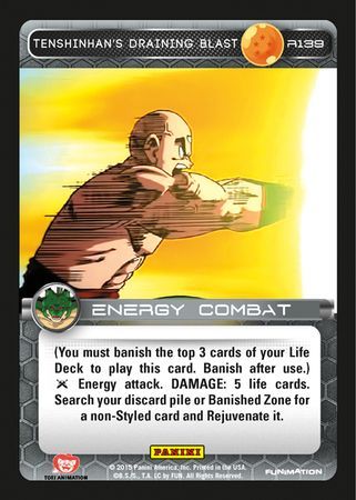 Tenshinhan s Draining Blast Rare R139 Foil Tenshinhan s Draining Blast Rare R139 Foil