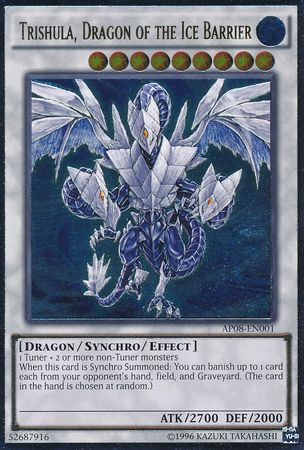 Ultimate Rare - Trishula, Dragon of the Ice Barrier - AP08-EN001
