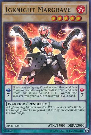Igknight Margrave AP08 EN004 Super Rare Astral Pack 8 AP08 Igknight Margrave AP08 EN004 Super Rare Astral Pack 8 AP08