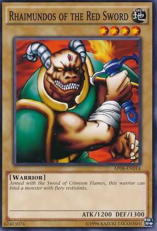 Rhaimundos of the Red Sword AP08 EN014 Common Astral Pack 8 AP08 Rhaimundos of the Red Sword AP08 EN014 Common Astral Pack 8 AP08