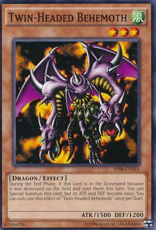 Twin Headed Behemoth AP08 EN016 Common Astral Pack 8 AP08 Twin Headed Behemoth AP08 EN016 Common Astral Pack 8 AP08