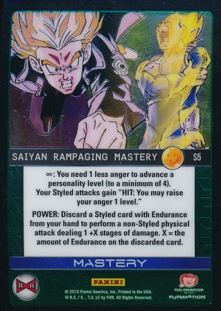 Dragon Ball Z DBZ TCG Panini Starter Deck Evolution S5 Saiyan Rampaging  Mastery