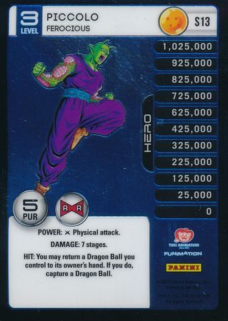 Piccolo Ferocious Starter S13 Hi Tech Dragon Ball Z Panini Evolution Starter Singles Piccolo Ferocious Starter S13 Hi Tech Dragon Ball Z Panini Evolution Starter Singles