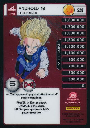 Android 18 Determined Starter S29 Hi Tech Android 18 Determined Starter S29 Hi Tech