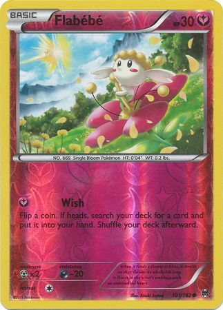 Flabebe 101 162 Common Reverse Holo Flabebe 101 162 Common Reverse Holo