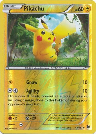 Pikachu - XY: Breakthrough Reverse Holo - Pokemon | TrollAndToad