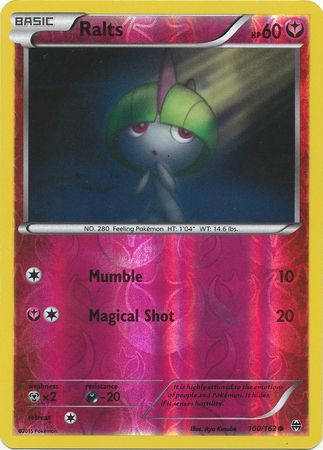 Ralts 100 162 Common Reverse Holo XY Breakthrough Reverse Holo Singles Ralts 100 162 Common Reverse Holo XY Breakthrough Reverse Holo Singles