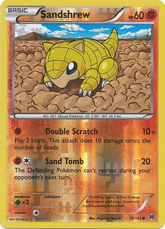 Sandshrew 75 162 Common Reverse Holo XY Breakthrough Reverse Holo Singles Sandshrew 75 162 Common Reverse Holo XY Breakthrough Reverse Holo Singles