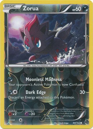 Zorua 89 162 Common Reverse Holo XY Breakthrough Reverse Holo Singles Zorua 89 162 Common Reverse Holo XY Breakthrough Reverse Holo Singles