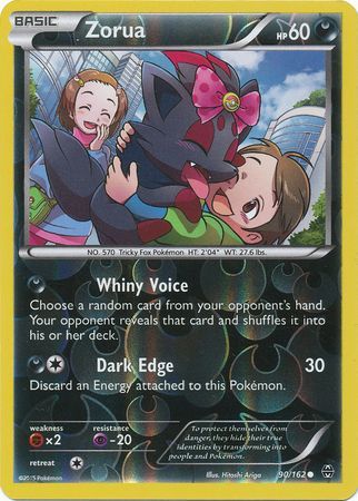 Zorua 90 162 Common Reverse Holo XY Breakthrough Reverse Holo Singles Zorua 90 162 Common Reverse Holo XY Breakthrough Reverse Holo Singles