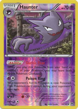 Haunter 59 162 Uncommon Reverse Holo XY Breakthrough Reverse Holo Singles Haunter 59 162 Uncommon Reverse Holo XY Breakthrough Reverse Holo Singles