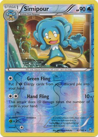 Simipour 42 162 Rare Reverse Holo XY Breakthrough Reverse Holo Singles Simipour 42 162 Rare Reverse Holo XY Breakthrough Reverse Holo Singles