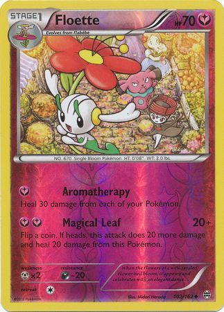 Floette 102 162 Uncommon Reverse Holo XY Breakthrough Reverse Holo Singles Floette 102 162 Uncommon Reverse Holo XY Breakthrough Reverse Holo Singles