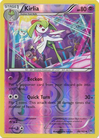 Kirlia 69 162 Uncommon Reverse Holo XY Breakthrough Reverse Holo Singles Kirlia 69 162 Uncommon Reverse Holo XY Breakthrough Reverse Holo Singles