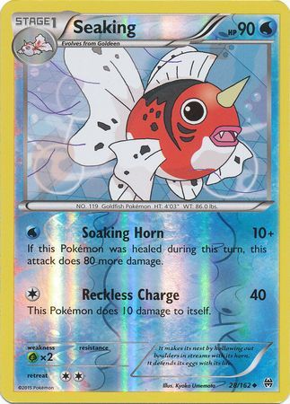 seaking pokemon card