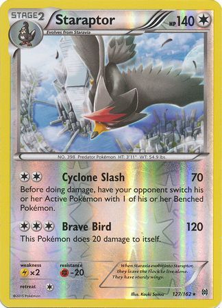Staraptor 127 162 Rare Reverse Holo XY Breakthrough Reverse Holo Singles Staraptor 127 162 Rare Reverse Holo XY Breakthrough Reverse Holo Singles