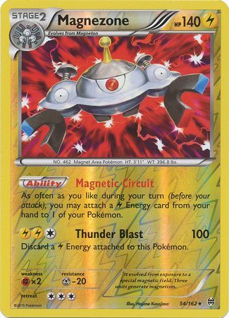 Magnezone 54 162 Holo Rare Reverse Holo XY Breakthrough Reverse Holo Singles Magnezone 54 162 Holo Rare Reverse Holo XY Breakthrough Reverse Holo Singles