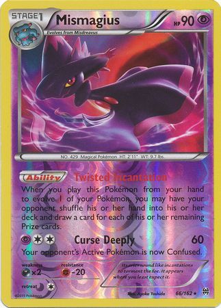 Mismagius 66 162 Holo Rare Reverse Holo XY Breakthrough Reverse Holo Singles Mismagius 66 162 Holo Rare Reverse Holo XY Breakthrough Reverse Holo Singles