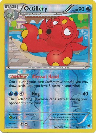 Octillery 33 162 Holo Rare Reverse Holo XY Breakthrough Reverse Holo Singles Octillery 33 162 Holo Rare Reverse Holo XY Breakthrough Reverse Holo Singles