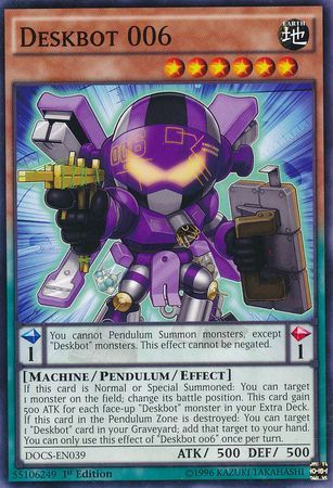 Deskbot 006 DOCS EN039 Common 1st Edition Dimension of Chaos 1st Edition Singles Deskbot 006 DOCS EN039 Common 1st Edition Dimension of Chaos 1st Edition Singles